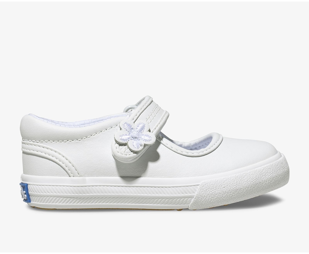 Slip Ons Keds Niña Blancos - Ella Mary Jane - 1927-SCJWP